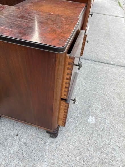 Photo of free Armoire and desk (Main/Danforth) #1