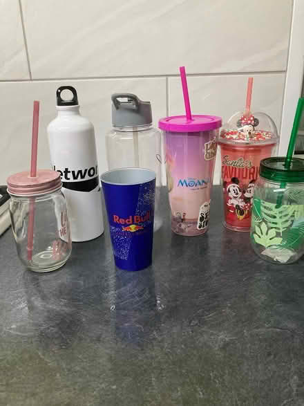Photo of free Drinks containers with straws (B71 West Bromwich) #1