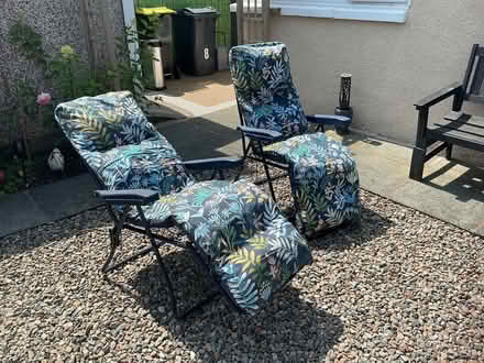 Photo of free 2 garden chairs (Bare LA4) #1