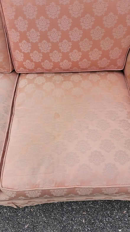 Photo of free Vintage pink damask sofa (Nepean) #4