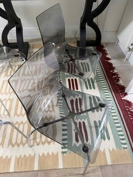 Photo of free Six Perspex chairs (Donhead St Andrew SP7) #3
