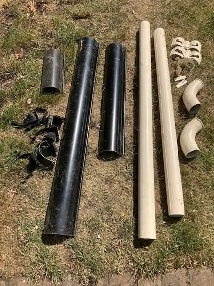 Photo of free Lindab downpipe, gutters, brackets (TW1 East Twickenham) #1