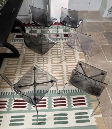 Photo of free Six Perspex chairs (Donhead St Andrew SP7) #2