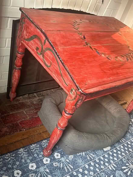Photo of free Handpainted Haitian writing desk (Chevy Chase DC) #4
