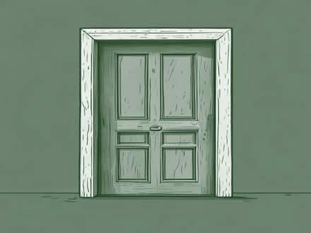 Photo of Wood door for outside (Bedford area) (Bedford Centre MK40) #1