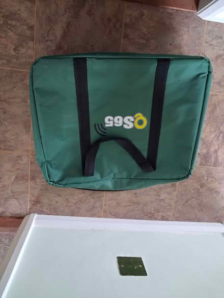 Photo of free Padded bag suitable for caravan TV etc. (Dursley GL11) #1