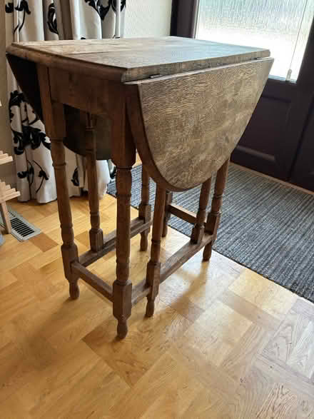 Photo of free Small oak gate leg table (Dorridge/Bentley Heath) #1