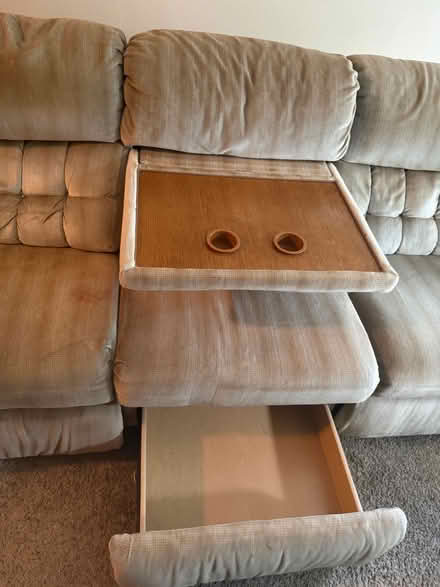 Photo of free Large 3-Seat Reclining Sofa (West Ames) #1