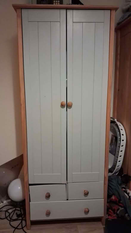 Photo of free Grey Pine Single Wardrobe (Forge TR16) #1