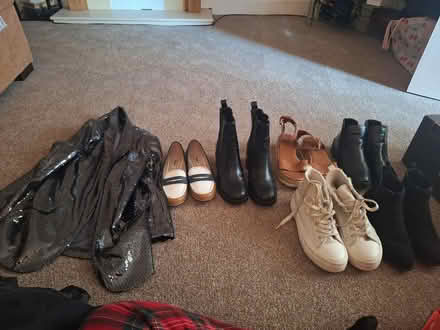 Photo of free Size 5 shoes and size 10 jacket (LE13 0SQ) #1