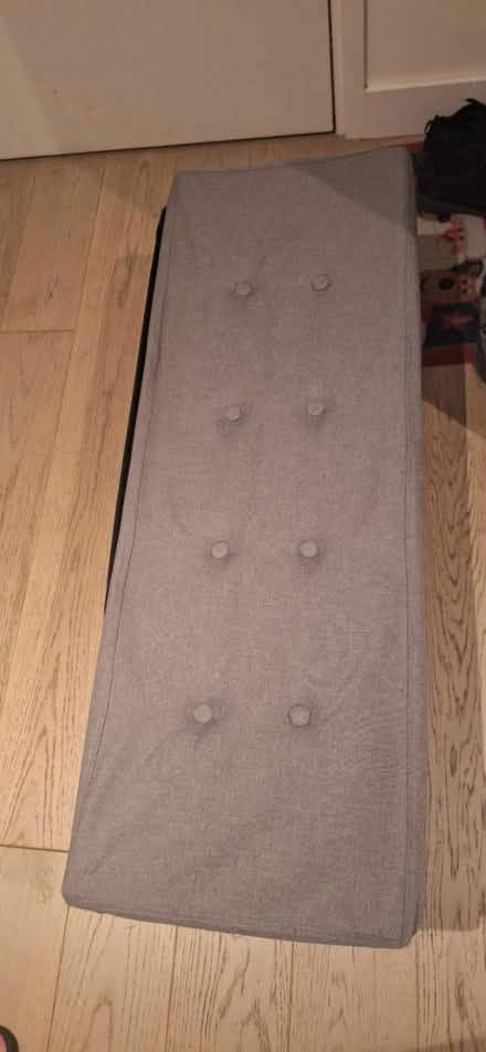Photo of free Ottoman grey storage (Brent lea TW8) #1