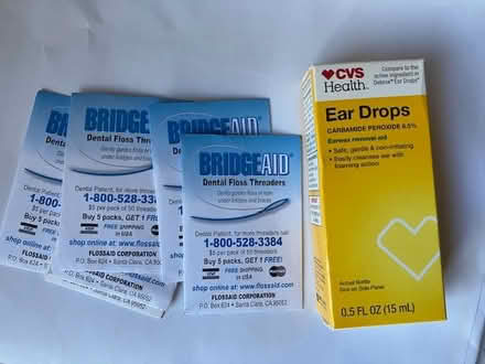 Photo of free earwax cleaner drops, floss hooks (south sunnyvale) #1