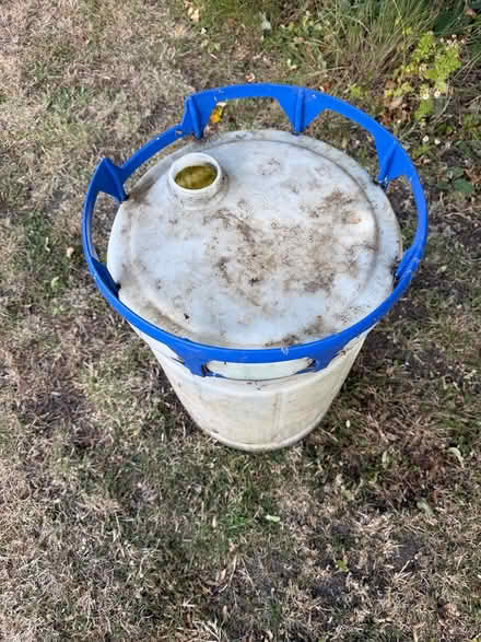 Photo of free Strong plastic barrel, no cap (Shirley, Croydon CR0) #2