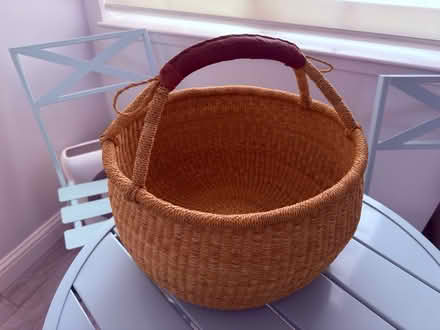 Photo of free Woven Basket (Pollard Rd & More Ave) #1