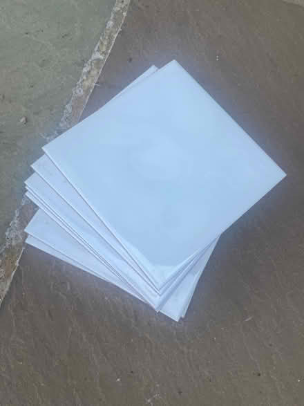 Photo of free 7 ceramic tiles - white (Harrogate HG2) #1