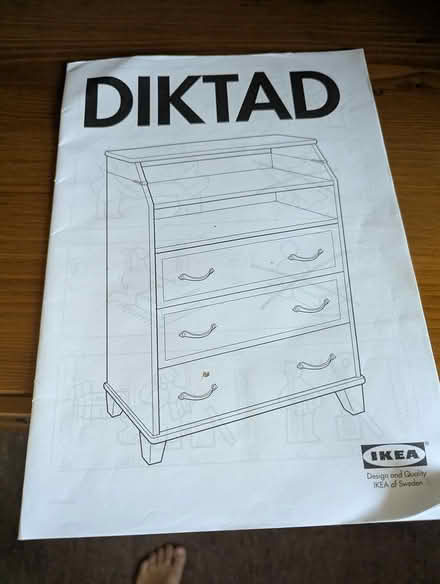 Photo of free IKEA Diktad drawer/changing unit (London E11) #2