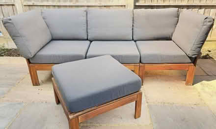 Photo of free Garden furniture sofa and table (Knaphill GU21) #1