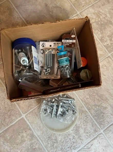 Photo of free Variety of Screws and nuts (Davidsonville) #1