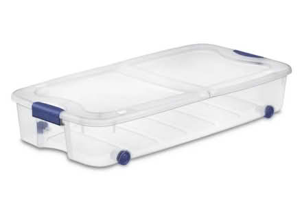 Photo of free Large plastic storage bins with lid (Piscataway near stadium) #3