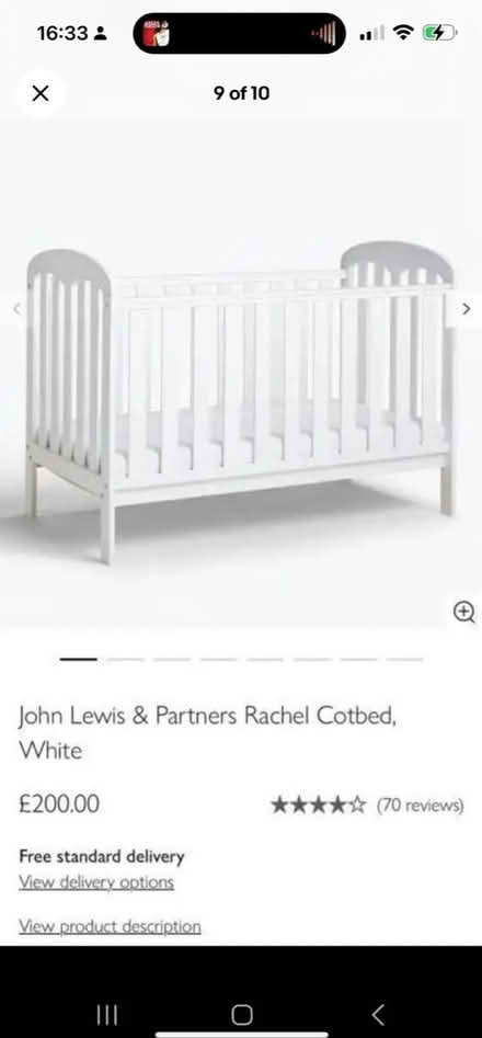 Photo of free Cot bed/toddler bed (SW4) #1