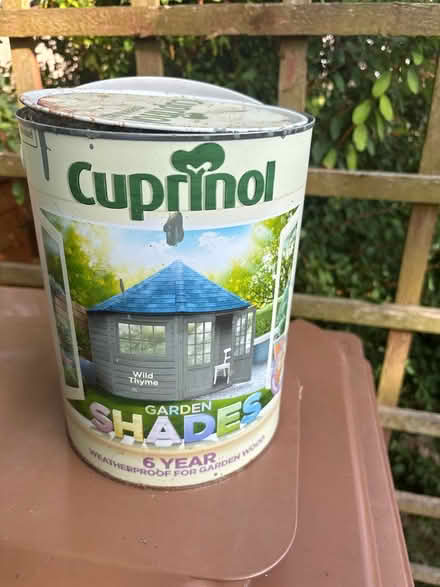 Photo of free Approx 4L of grey timberfence paint (M34 West Denton) #1