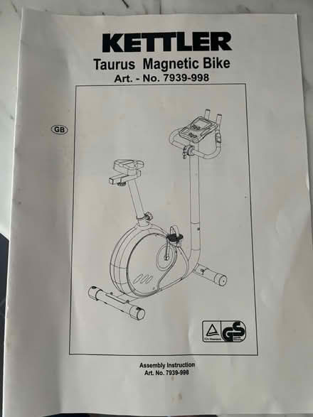 Photo of free Kettler Taurus spin bike (SL3) #4