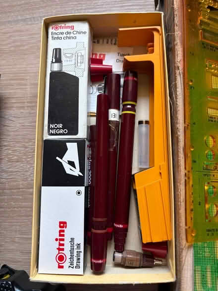 Photo of free Drawing pens and stencils (LU7 Marley Fields) #1
