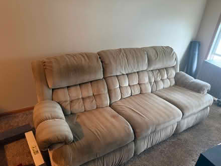 Photo of free Large 3-Seat Reclining Sofa (West Ames) #4