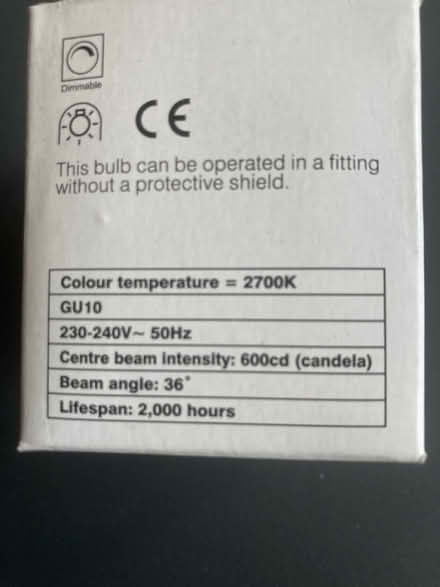 Photo of free GU10 bulbs (Harrogate HG1) #1