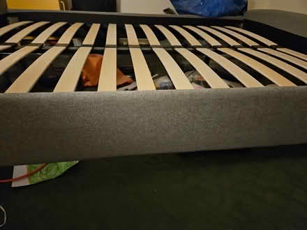 Photo of free Upholstered king size bed frame (Eh13) #3