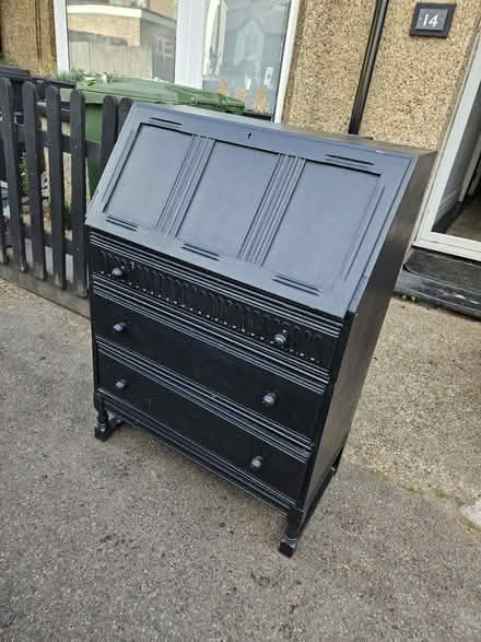 Photo of free Black painted bureau (Wd23) #1