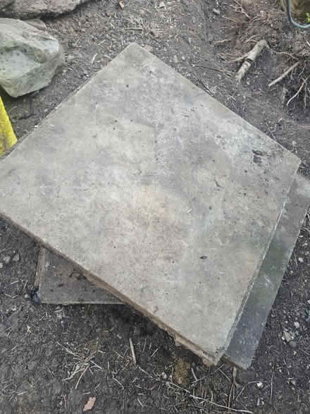 Photo of free Patio slabs x 5 (Dinas Powys CF64) #1