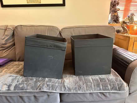 Photo of free Ikea kallax Boxes, 2, maybe 4 (Chipping Norton OX7) #1