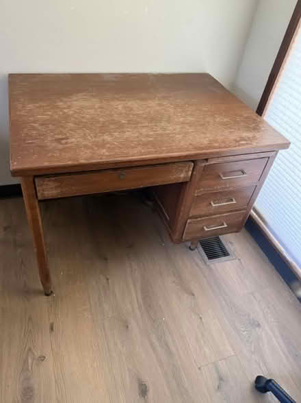 Photo of free solid wood desk (6800 Palm Ave Ste I, Sebastopo) #1