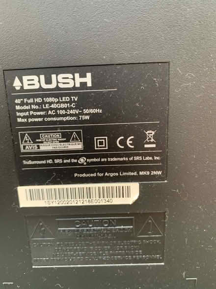 Photo of free 40 inch bush tv (Derby city DE1) #3