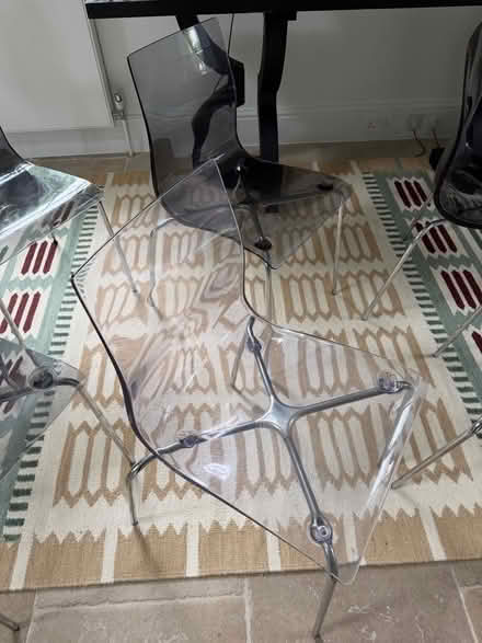 Photo of free Six Perspex chairs (Donhead St Andrew SP7) #4