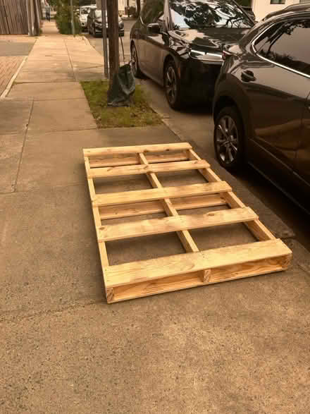 Photo of free 71x43 inch Wooden Pallet (East Cambridge) #1