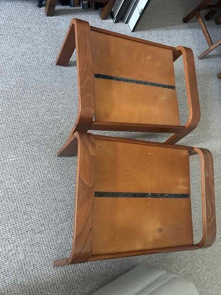 Photo of free 2 IKEA Poang ottomans/footstools (Fulham SW6) #1