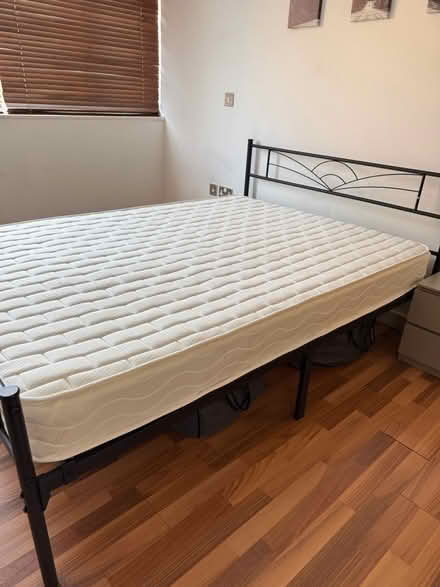 Photo of free Double Bed Frame and Mattress (LE1) #3