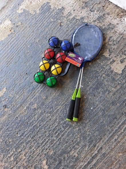 Photo of free Children's badminton racquets and boules set (Tenterden TN30) #1