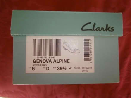 Photo of free Clarks “Genova Alpine” womens’ leather court shoes (Denham UB9) #3