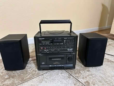Photo of free SHARP Portable Stereo (987 Getoun Dr, Concord) #1