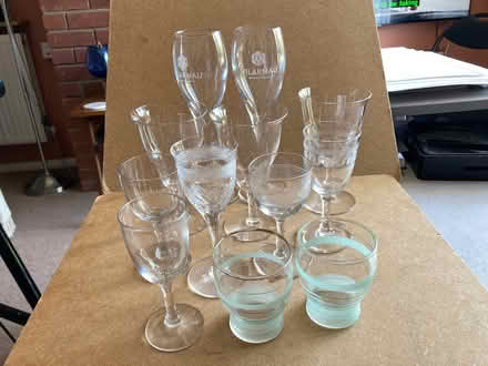 Photo of free Mixed lot glasses: Champagne/wine etc. (St James, South Elmham IP19) #3
