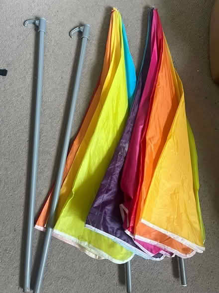 Photo of free Pair of beach umbrellas/parasols (Frome centre BA11) #1