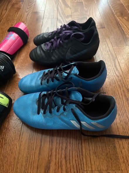 Photo of free Youth Soccer cleats and shin guards (Woodridge near Cypress Cove) #2