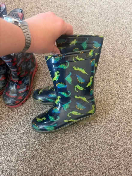Photo of free 2 pairs (size 10) kids wellies (TN35 Ore) #2