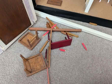Photo of free A handmade dolls house with dolls and funiture. (Alton GU34) #4