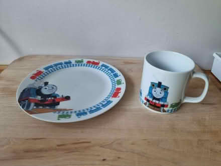 Photo of free Thomas Tank Engine Plate & Mug (RG5 Woodley) #1