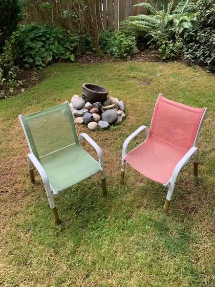 Photo of free two children's lawn chairs (Shoreline) #1