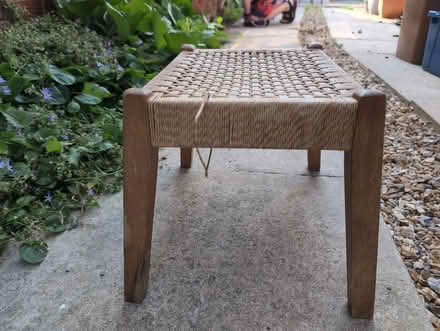 Photo of free Small weaved stool (Saltney CH4) #2